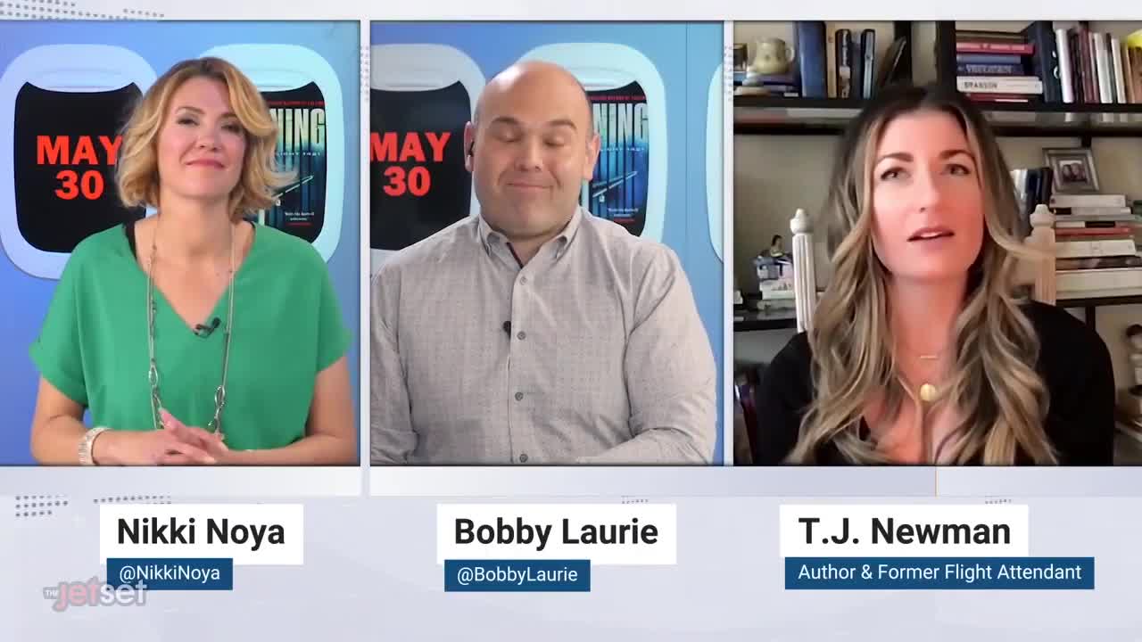 Thumbnail image for Jet Set - Flight Attendant & NY Times Best Selling Author TJ Newman, Free Trip for Everyone