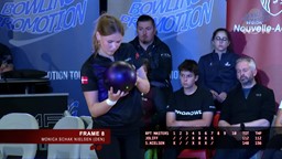 Navigate to Bowling Pro-Motion Tour 2023-2024 Qubica AMF Masters Round 3 -Monica Schak Nielsen Vs Gwendal Joliff Match 3