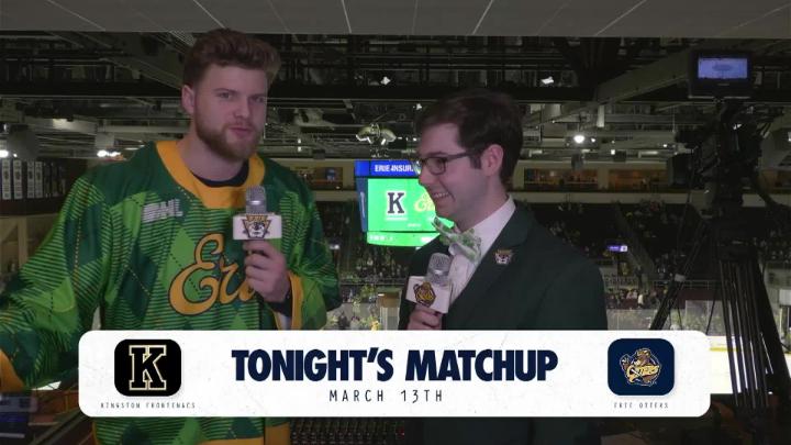 Thumbnail image for Erie Otters vs Kingston - March 13, 2026